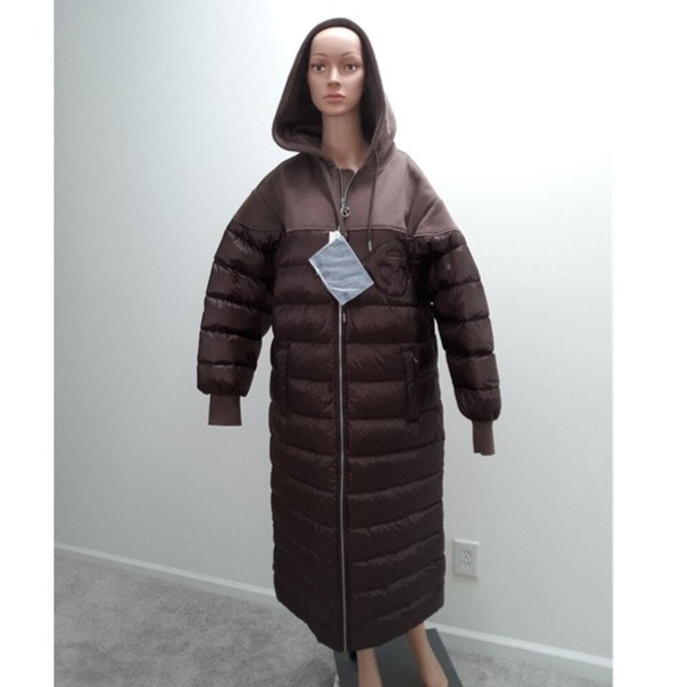 TELFAR Puff Hoodie Coat - Chocolate XS/S